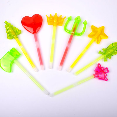 Fluorescent  magic wand stick glow sticks glow stick toys for children