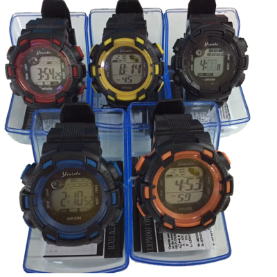 Children's Outdoor Colorful Waterproof Multifunctional Electronic Watch