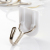 Creative household department store white strong adhesive hook 6 installation hooks hanging hook