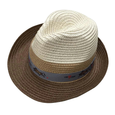 Tri-color matching blend neutral hat jazz hat sun hat high machine to do