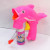 OPP bag toy plastic puzzle friction toy Dolphin bubble gun