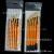 6014A number 6 loaded selection of wool flat brush
