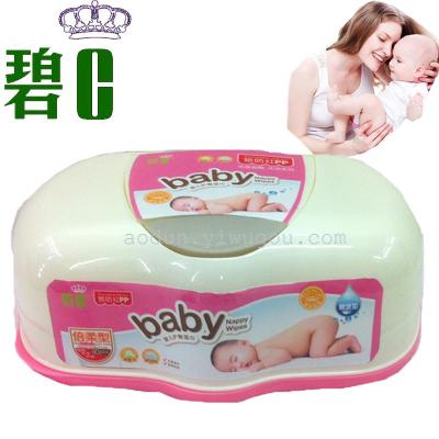 Upscale boxed bi c baby diaper wipes thickened float wet tissue paper-80 sheets factory direct wholesale