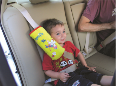 CAR Children's Seat Belt Pillow Large Shoulder Strap Computer Embroidered Cartoon Pattern