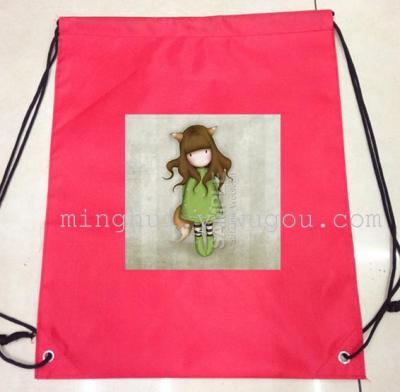 2015 cartoon explosions Oxford cloth DrawString bag