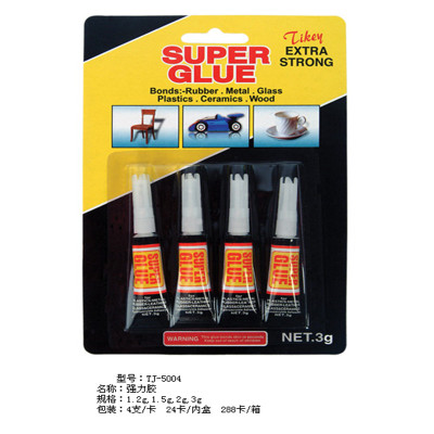 High-quality black-yellow cards 4 502 branch of quick-drying glue Super Glue