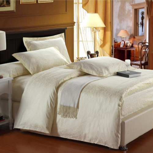 luxury hotel supplies five-star bedding tribute silk jacquard cotton bedding