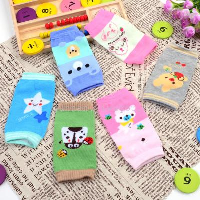 The new children's socks kneecaps baby nursing cute cartoon pattern cuff
