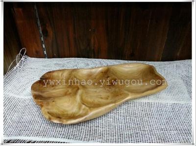 Cells in disc root carving handicraft hotel supplies fruit plate served continental plates bowls