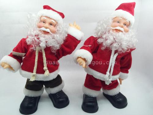 factory direct sales dancing santa claus christmas festival decoration supplies