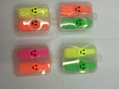 Mini highlighter plastic flip-top boxes face highlighter