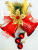 2015 Jingling Bell Pendant Big Red Double Bell Christmas Pendant Wholesale