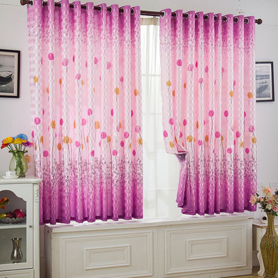 Special clearance bay window short shade half shade half shade shade balcony curtain cloth