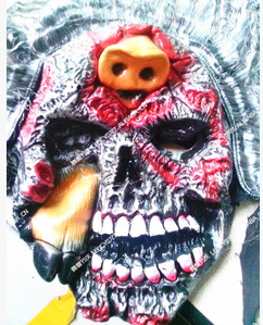 New Arrival Halloween Mask Rubber Mask Grimace Horror Mask