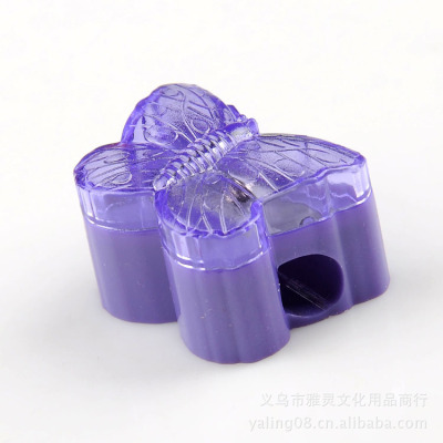School Supplies Hot selling butterfly sharpener Plastic pencil sharpener