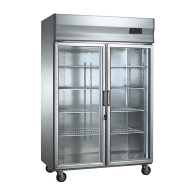 Kitchen KC1.0L2B glass door freezers