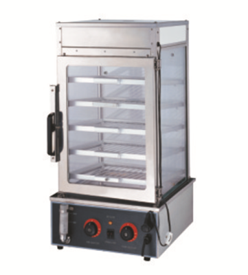 High efficiency steam food display cabinets