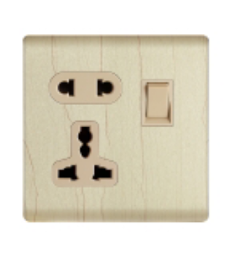 5pin universal switched socket