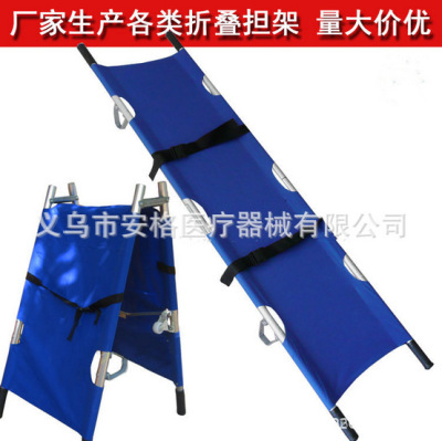 Thickening medical folding Al alloy stainless steel wheeled stretchers first aid ambulance