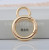 Manufacturer direct spring buckle charging treasure key ring key ring accessories ring