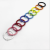 Color book ring Color key ring baking paint key ring spot 10 Color 30MM