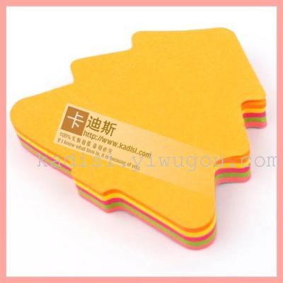 Fluorescent color shaped factory outlet 100 page sticky notes sticky notes
