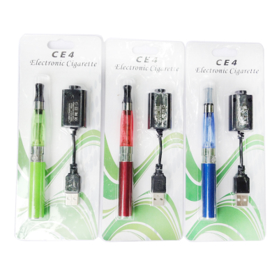High quality rechargeable electronic cigarette ego CE4 blister cards kits