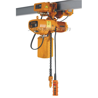 Operating electric hoist 0.5x 3 m ton