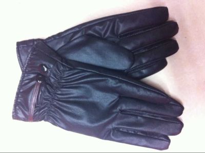 All-pu, semi-pu double-buckle straight leisure gloves for men and women