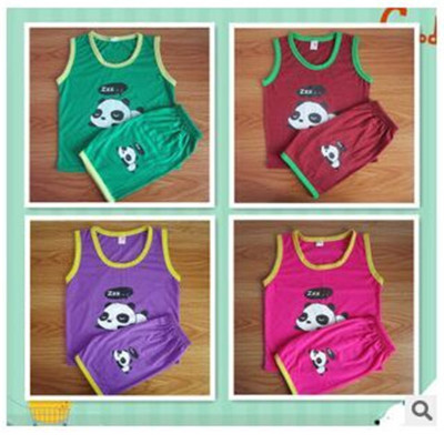 Children set t-boys and girls suits kids cartoon set