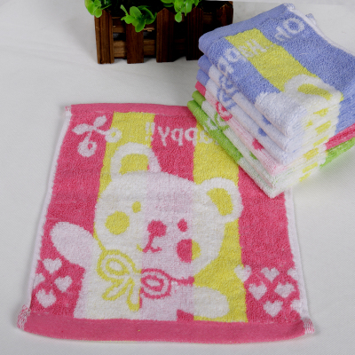 Cotton towel towel absorbent cute cartoon strands provided letters bear baby gift towel towel
