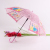 PVC straight automatic waterproof children's umbrella with whistle 