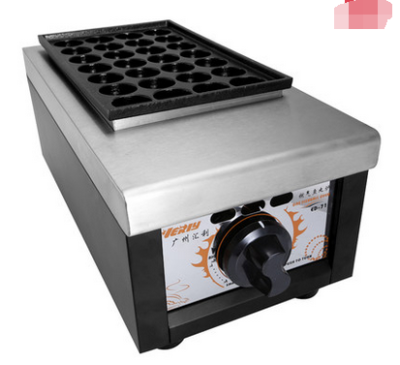 ED-71 gas-fired small octopus balls machine commercial squid octopus balls furnace burning