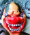 New Arrival Halloween Mask Rubber Mask Grimace Horror Mask