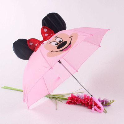 cartoon mickey mouse children's umbrella creative lovely ear straight umbrella sun protection 