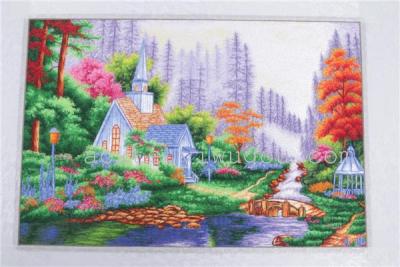 Cottage embroidery home decor paintings