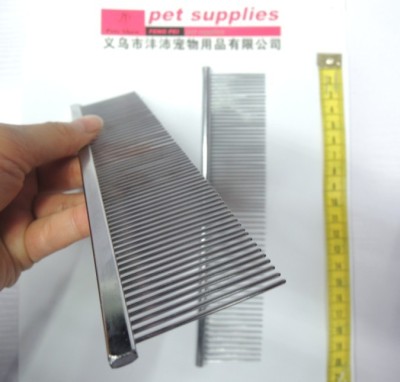 Pet comb row VIP exclusive hairdressing comb dog stainless steel comb comb 18.5*4CM