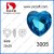 Heart-shaped Crystal Base fashion Accessories