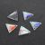 Beads 16mm 22mm Triangle Flatback Resin Beads High Shine Sewing DIY Beads For Garment Accessory Sew On Crystal Beads