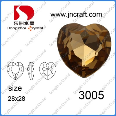Heart-shaped Crystal Base fashion Accessories