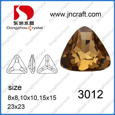 3012 Crystal Triangle Fancy stone jewelry Accessories