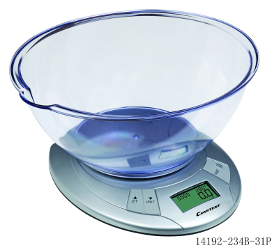 Electronic kitchen scales, food scales, food scales, scale 14192-234B