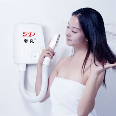 Zheng hao hotel supplies hair dryer hotel bathroom wall hanging electric hair dryer