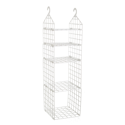 The new folding clothes hanger wardrobe storage rack (big two second layer layer) wholesale