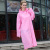 Raincoat manufacturer wears new fashion poncho