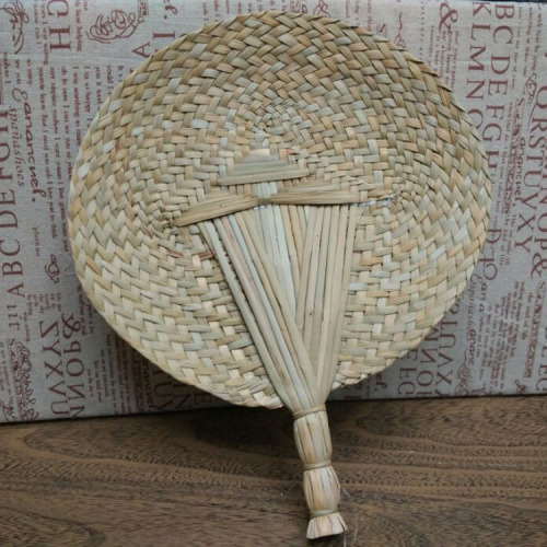 factory direct sales hand-woven papyrus fan mosquito repellent fan enjoying the cool daily use fan