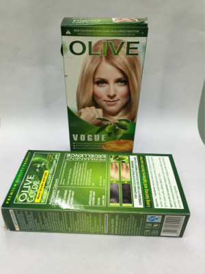 Olive baked cream hair dye hair supplies