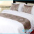 Luxury five star hotel hotel bed linen bed cover bed flag scarf