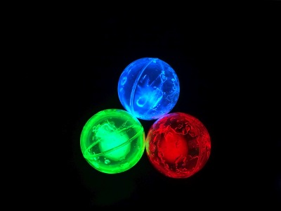 glow stick ball in the dark