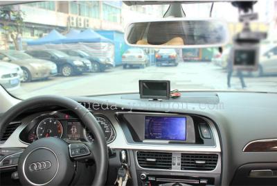4.3 inch car rearview mirror monitor/dual video inputs/reversing priorities